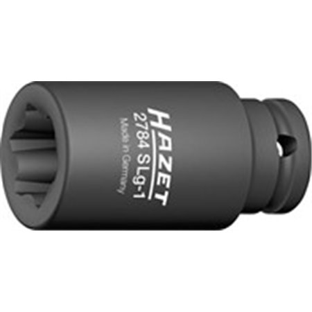 HAZET 2784SLG-1 - Impact socket specialistic 1/2”, metric size: 39mm, rowkowy, fifth wheel coupling light commercial vehicles 