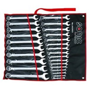 SONIC 602603SON - Set of combination wrenches 26 pcs, 6; 7; 8; 9; 10; 11; 12; 13; 14; 15; 16; 17; 18; 19; 20; 21; 22; 23; 24; 25