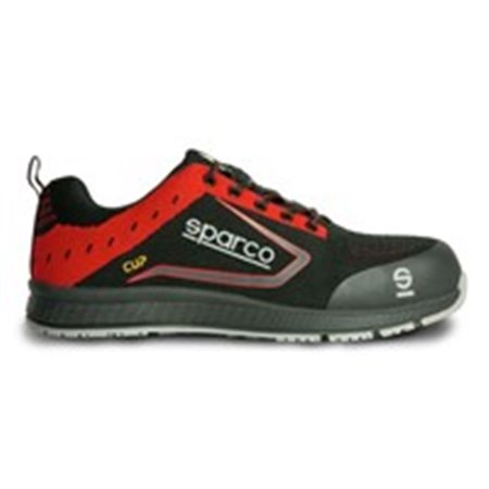 SPARCO TEAMWORK 07526 NRRS/43 - SPARCO Safety shoes CUP, size: 43, safety category: S1P, SRC, material: net / suede, colour: bla