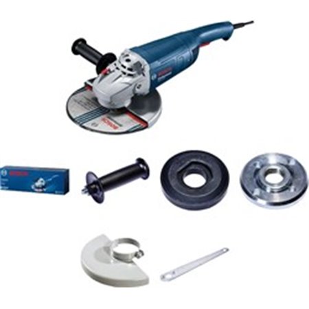 BOSCH 0 601 8C1 120 - Grinder angle GWS 2200, rated power: 2200W, voltage:230V, disc diameter: 230mm