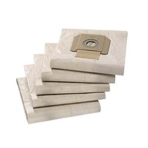 KARCHER 6.904-285.0 - Filter bags 5 pcs; specially reinforced (fits NT 48/1, NT 65/2, NT 70/1, NT 70/2)