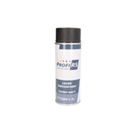 PROFIRS 0RS224-0.4L - Färg (0,4 l) svart, värmebeständig, matt, typ av applikation: spray