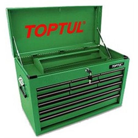 TOPTUL TBAA0901 - Tool cart extension, metal, colour: green x width660mm x depth307mm x height434mm