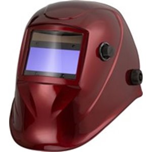 IDEAL - Welding helmet with a variable degree of protection DIN 9-13, filter size 100X45mm, RED painting