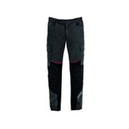 SPARCO TEAMWORK 02401 GSRS/L - Trousers HOUSTON, long, size: L, material grammage: 310g/m², colour: black/grey/red