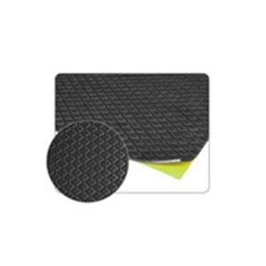 APP 460901/80050902P - Sound mat hard, material: bitumastic, colour: black, dimensions: 500mm/250mm, quantity per packaging: 20p
