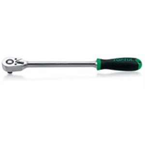 TOPTUL CJCK0819 - Ratchet handle, 1/4 inch (6,3 mm), number of teeth: 48, length: 192 mm, type: reversible, for bits, for extens