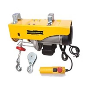 The manufacturer of DRAGON WINCH winches presents a winch from the INDUSTRIAL series designed for workshops. Lifting force on on