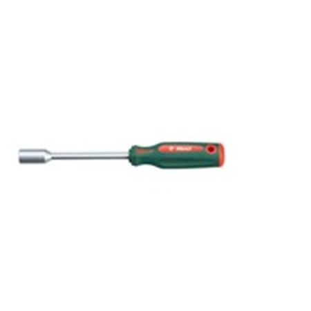 HANS 0400M/11 - Wrench socket straight, with a handle, 11 mm, handle: plastic
