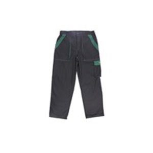 0XSK0012CZ/M Spodnie robocze tradycyjne, czarno zielone, suurus M. Wykonane z 