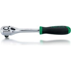 TOPTUL CJBG0815 - Ratchet handle, 1/4 inch (6,3 mm), number of teeth: 36, length: 150 mm, type: reversible, for bits, for extens