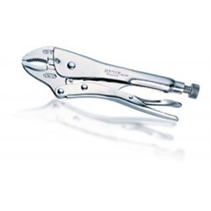 TOPTUL DAAQ1A10 - Pliers type: locking; morse, adjustable, clamping, with a semicircular jaw, with adjusting screw, with quick r