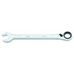 TOPTUL ABAF1313 - Wrench combination / ratchet, 72 number of teeth, metric size: 13 mm, length: 178 mm, offset angle: 13°, chrom