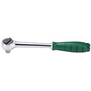 HANS 2130GQ - Ratchet handle, 1/4 inch (6,3 mm), number of teeth: 39, length: 150 mm, type: with quick release, handle: plastic
