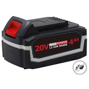 M.DC.T.BT.R.20.4.0 Power tools battery pack, 20V MAX POWER LI ION Share, 20V, 4Ah, n