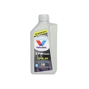 VALVOLINE MOTO SYNPOWER FORK OIL 5W 1L - Shock absorber oil VALVOLINE SYNPOWER SAE 5W 1l synthetic