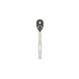 HANS 2100PQ - Ratchet handle, 1/4 inch (6,3 mm), number of teeth: 36, length: 125 mm (short), type: with quick release, handle: 