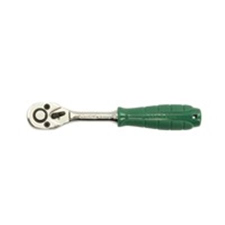 HANS 2120GQ - Ratchet handle, 1/4 inch (6,3 mm), number of teeth: 24, length: 125 mm (short), type: with quick release, handle: 