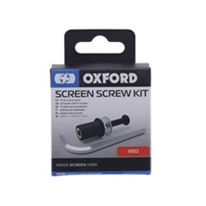 OX567 Windshield fitting bolt OXFORD (colour Red clockwise thread)