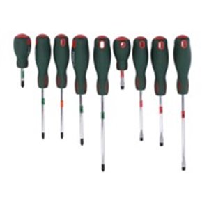 06300-9MG Set of screwdrivers, Phillips PH / Pozidriv PZ / slotted, number 