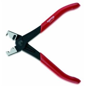 TOPTUL JEAE0107 - Pliers special for Clic band clips, length: 180mm