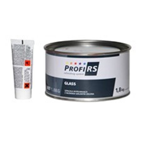PROFIRS 0RS007-1.8KG - PROFIRS Spackel med glasfiber med härdare, 1,8kg, avsedd användning: aluminium, galvaniserad metall, stål
