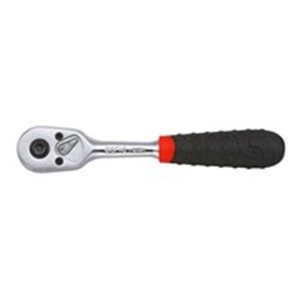 SONIC 7120901 - Ratchet handle, 1/4 inch (6,3 mm), number of teeth: 45, length: 140 mm, profile: square, type: reversible, with 