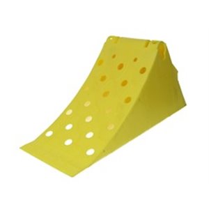CARGOPARTS CARGO-E103 - Wheel wedges G46, plastic, length: 390mm, height: 200mm, width: 160mm, yellow