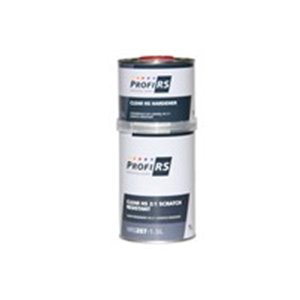 PROFIRS 0RS207-1.5L - Special varnish (1,5 l) transparent, HS, gloss, for renovation, to body, proportions: 2:1, with hardener, 