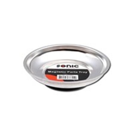 SONIC 487001 - Magnetisk skål, färg: grå, form: rund, material: metall, diameter: 150mm
