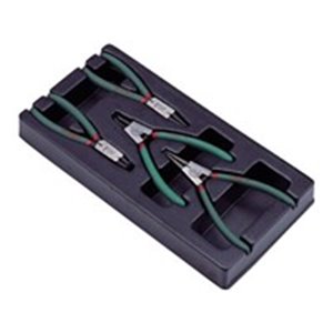 HANS TT-11 - Insert tray with tools for trolley, ring plier(s), 4pcs, insert tray size: 190x380mm,