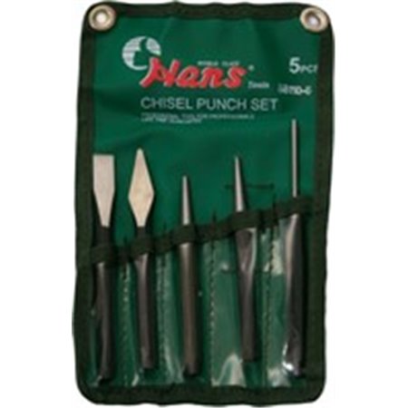 HANS 56110-5 - Set med verktyg fräsar, stansar, 5 st