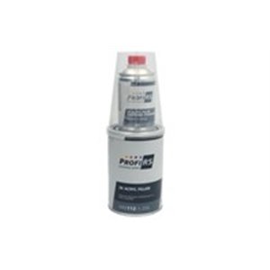 PROFIRS 0RS112-1.25L - Primer filler, white, 1,25L, with hardener, type of application: gun, proportions: 4:1, application (for 