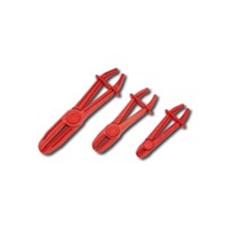 SONIC 600308 - Pliers clamping for hoses and wires, a set of 3 pcs., range 6-60 mm, plastic
