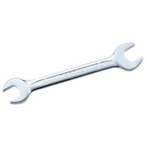 TOPTUL AAEJ2427 - Wrench open-end, double-ended, profile: open, metric size: 24x27 mm, length: 267 mm, offset angle: 15°, finish
