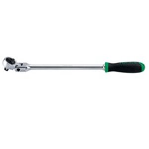 TOPTUL CJKN1643 - Ratchet handle, 1/2 inch (12,5 mm), number of teeth: 72, length: 430 mm, type: flexible, rattle head, rotating