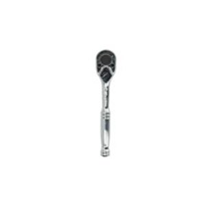 HANS 2100P - Ratchet handle, 1/4 inch (6,3 mm), number of teeth: 36, length: 125 mm (short), type: reversible, without quick rel