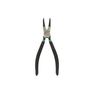 TOPTUL DCAC1209 - Pliers for Seger retaining rings, internal, bent, jaw spacing: 100-40 mm