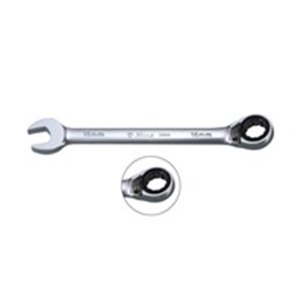 HANS 1166M/13 - Wrench combination / ratchet, reversible, metric size: 13 mm, length: 178 mm