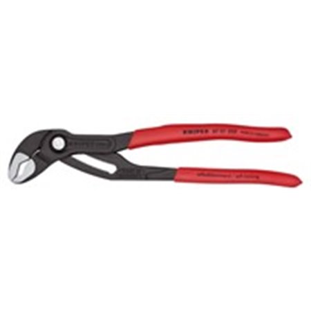 KNIPEX 87 01 250 - Pliers adjustable screwing unscrewing, straight, jaw spacing: 0-46mm, length: 250mm, precise adjustment, tem