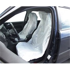 PAK-HURT QS173-B - Protective cover for seat, quantity: 250 pcs, on roll, material: Foil, colour: White, disposable