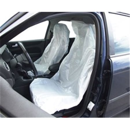 PAK-HURT QS173-B - Protective cover for seat, quantity: 250 pcs, on roll, material: Foil, colour: White, disposable