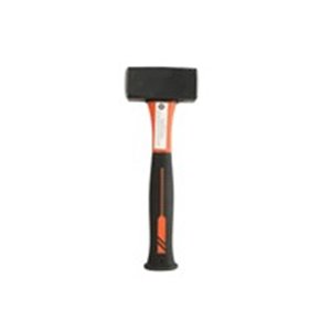 HANS 5711F-1000 - Hammer club, stonework, head metal, stem: made of fibre glass / rubber coated, weight 1000g