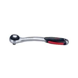 HANS 2132GQ - Ratchet handle, 1/4 inch (6,3 mm), number of teeth: 72, length: 145 mm, type: with quick release, handle: plastic