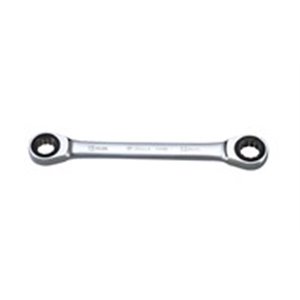 HANS 11055M/12X13 - Wrench box-end / ratchet, double-ended, metric size: 12, 13 mm, length: 166 mm, Dura-chr v.