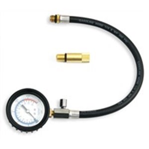 PROFITOOL 0XAT1097 - compression tester, gasoline engines, ranging from 0 to 300 PSI, fits up to 14 mm and 18mm spark plugs