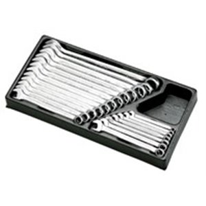 HANS TT-29 - Insert tray with tools for trolley, combination wrench(es), 19pcs, insert tray size: 190x380mm,