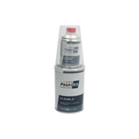 PROFIRS 0RS125-1.25L - Primer filler, black, 1,25L, with hardener, type of application: gun, proportions: 4:1, application (for 