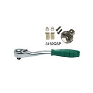 3162GQ Ratchet handle, 3/8 inch (10 mm), number of teeth: 72, length: 22