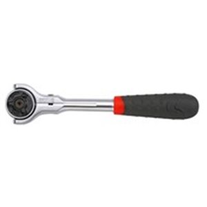 SONIC 7110201 - Ratchet handle, 1/4 inch (6,3 mm), number of teeth: 72, length: 150 mm, profile: square, type: reversible, swive